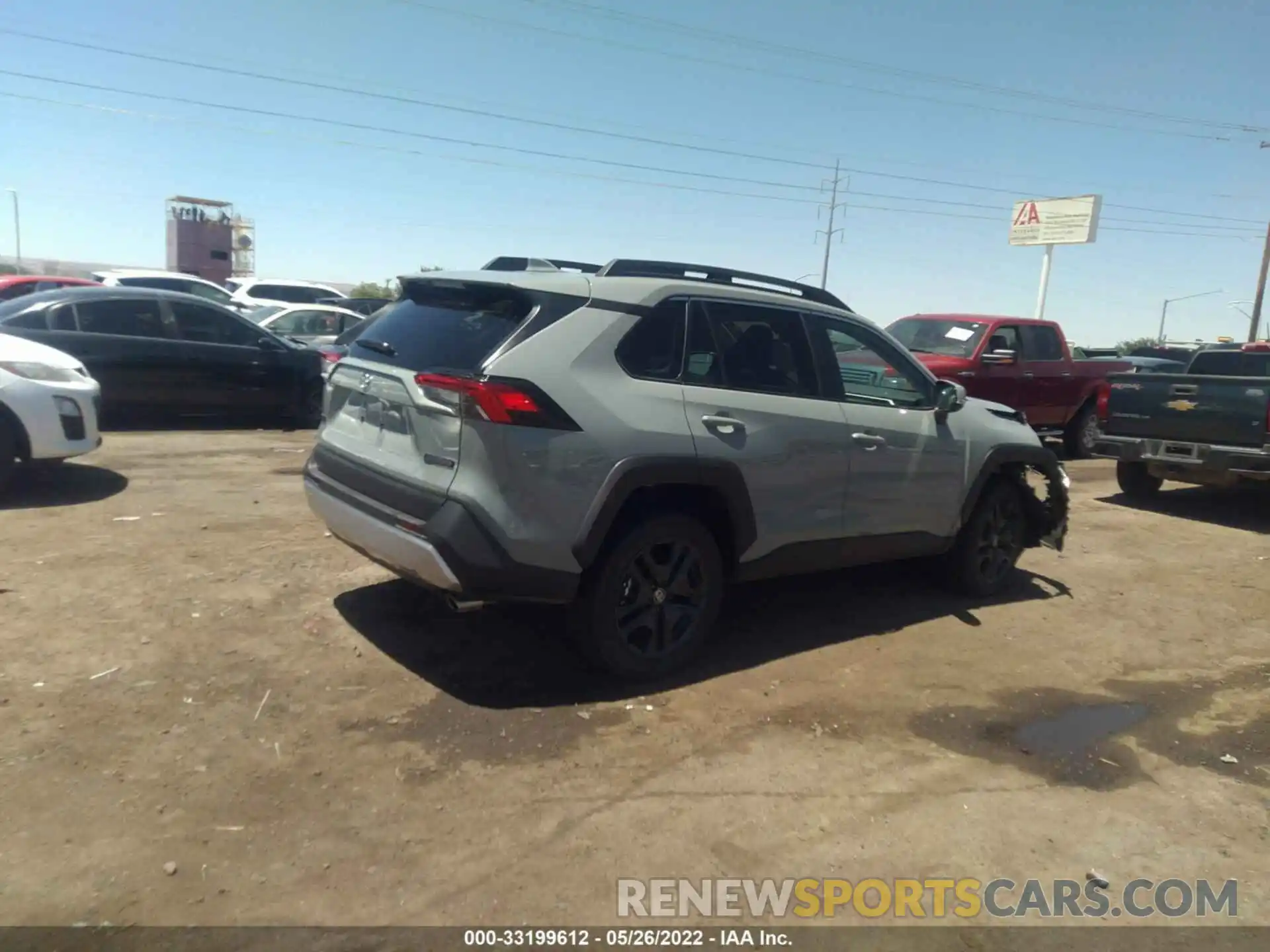 4 Photograph of a damaged car 2T3J1RFV9NW255760 TOYOTA RAV4 2022