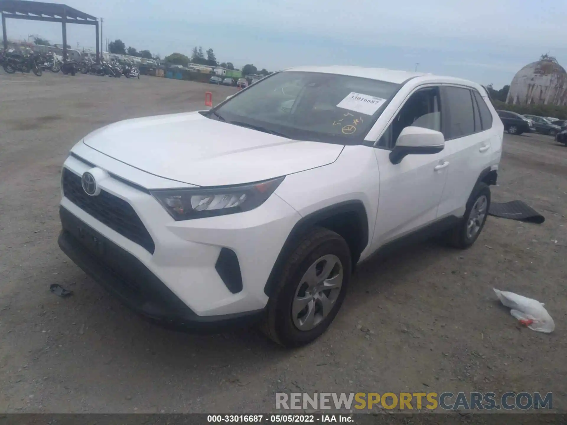 2 Фотография поврежденного автомобиля 2T3K1RFV0NC182946 TOYOTA RAV4 2022