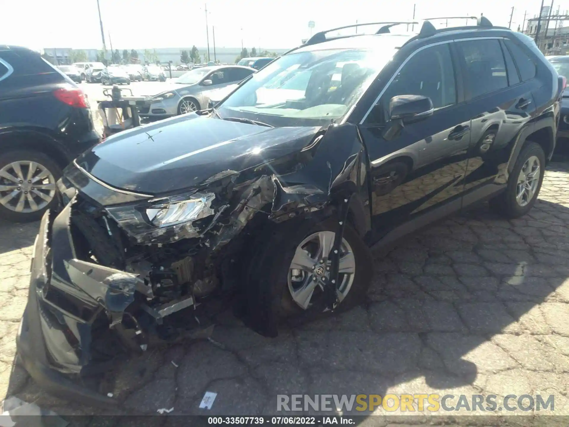 2 Photograph of a damaged car 2T3MWRFV1NW137197 TOYOTA RAV4 2022