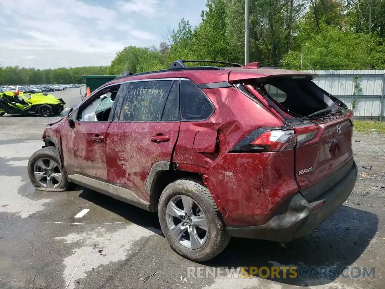 3 Фотография поврежденного автомобиля 2T3P1RFV0NW256581 TOYOTA RAV4 2022