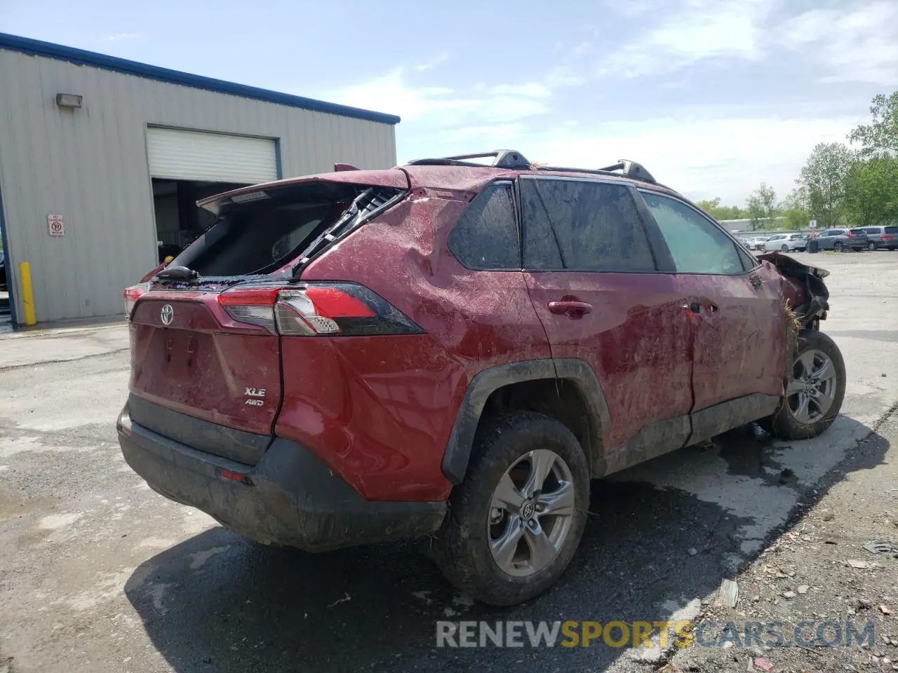 4 Фотография поврежденного автомобиля 2T3P1RFV0NW256581 TOYOTA RAV4 2022