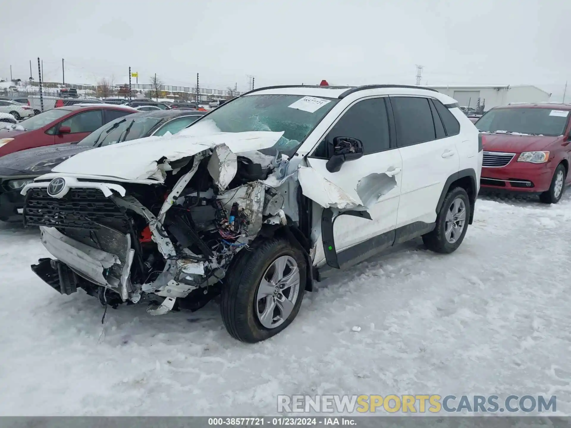 2 Photograph of a damaged car 2T3P1RFV1NC315302 TOYOTA RAV4 2022