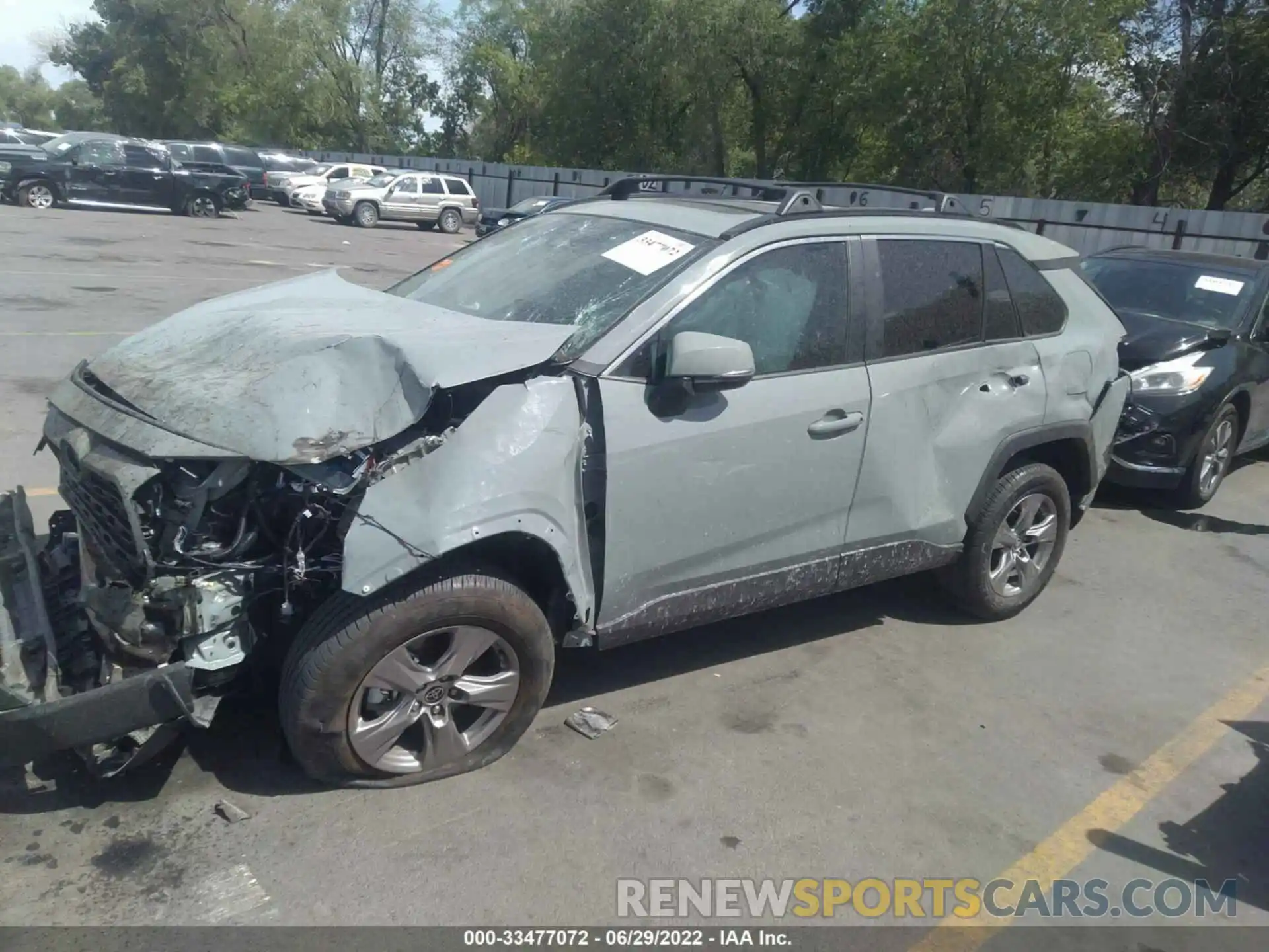 2 Photograph of a damaged car 2T3P1RFV1NW260025 TOYOTA RAV4 2022