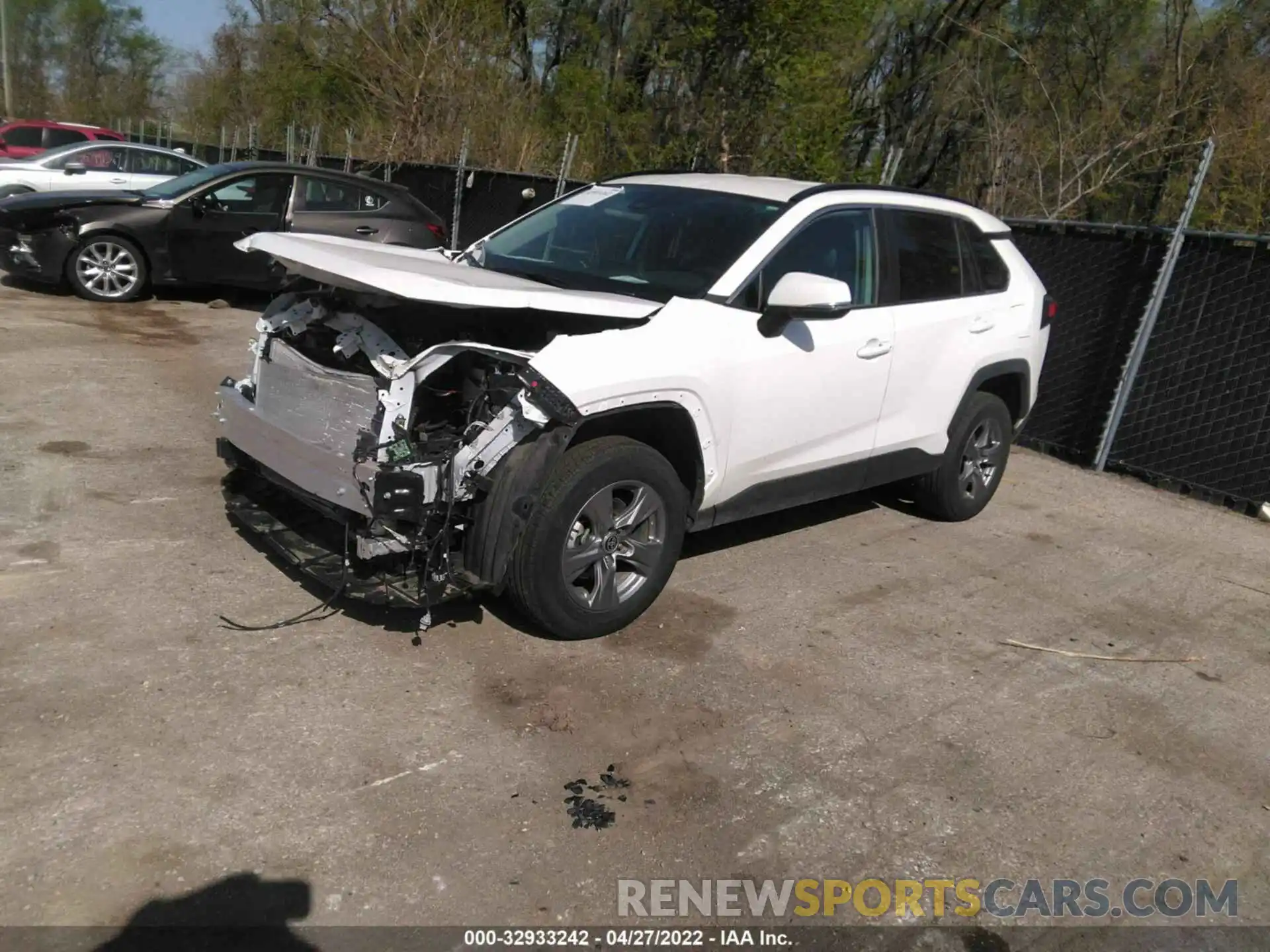 2 Фотография поврежденного автомобиля 2T3P1RFV2NC257121 TOYOTA RAV4 2022