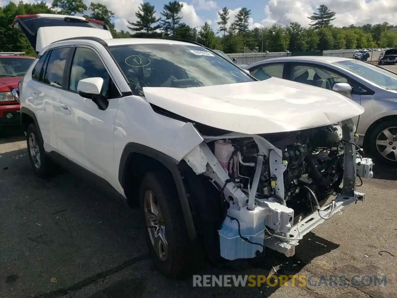 1 Photograph of a damaged car 2T3P1RFV2NC282794 TOYOTA RAV4 2022