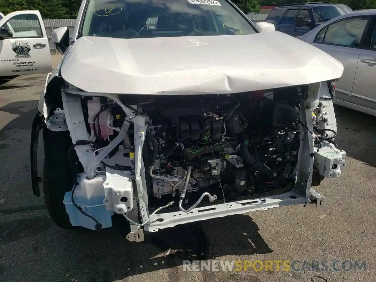 9 Photograph of a damaged car 2T3P1RFV2NC282794 TOYOTA RAV4 2022