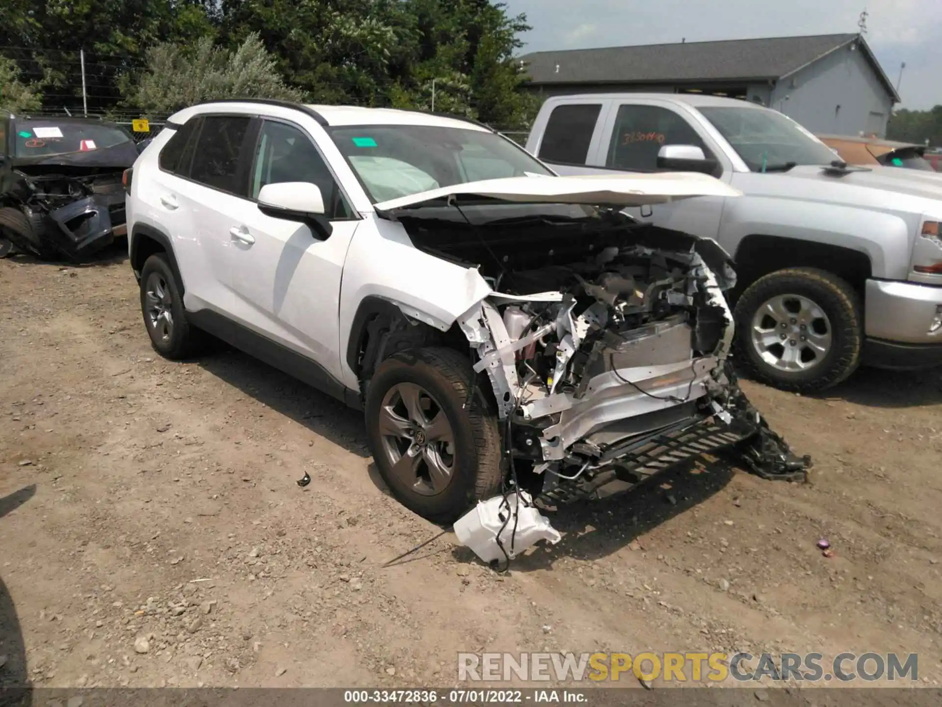 1 Photograph of a damaged car 2T3P1RFV3NC279211 TOYOTA RAV4 2022