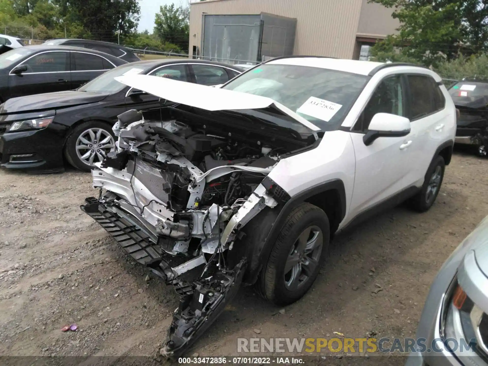 2 Photograph of a damaged car 2T3P1RFV3NC279211 TOYOTA RAV4 2022