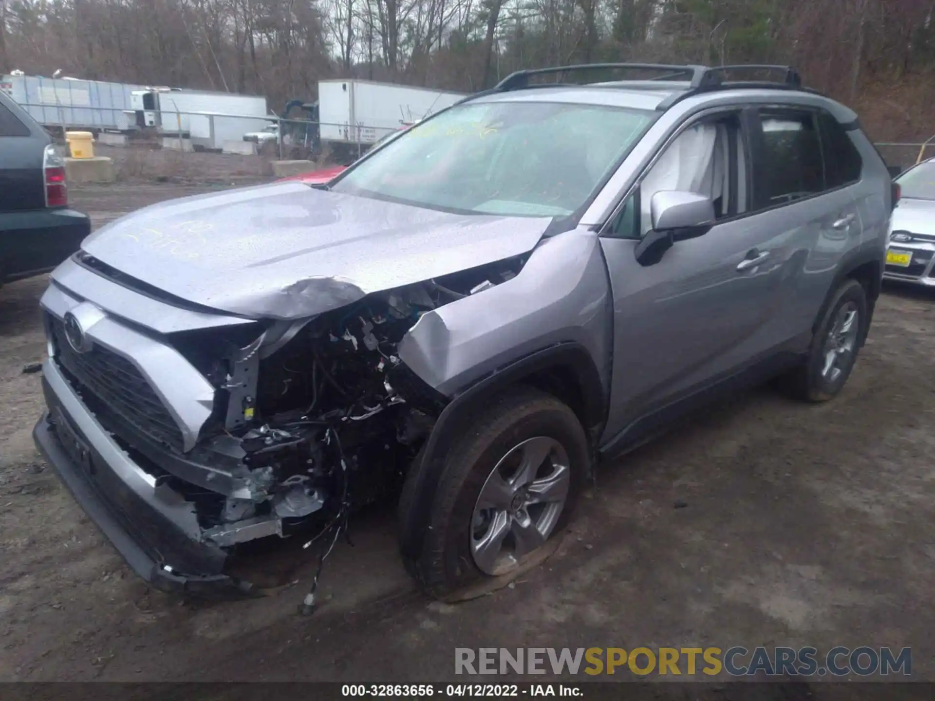 2 Photograph of a damaged car 2T3P1RFV4NC273059 TOYOTA RAV4 2022