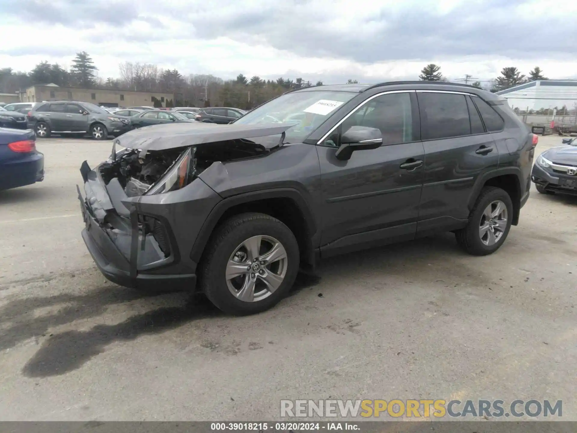 2 Photograph of a damaged car 2T3P1RFV4NC294378 TOYOTA RAV4 2022