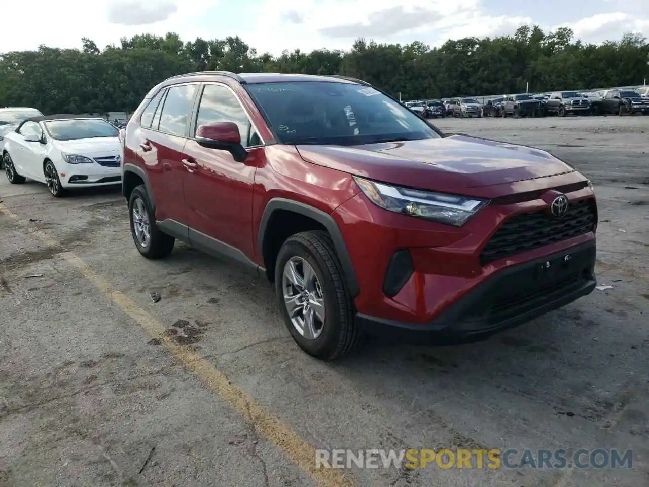 1 Photograph of a damaged car 2T3P1RFV4NW248709 TOYOTA RAV4 2022