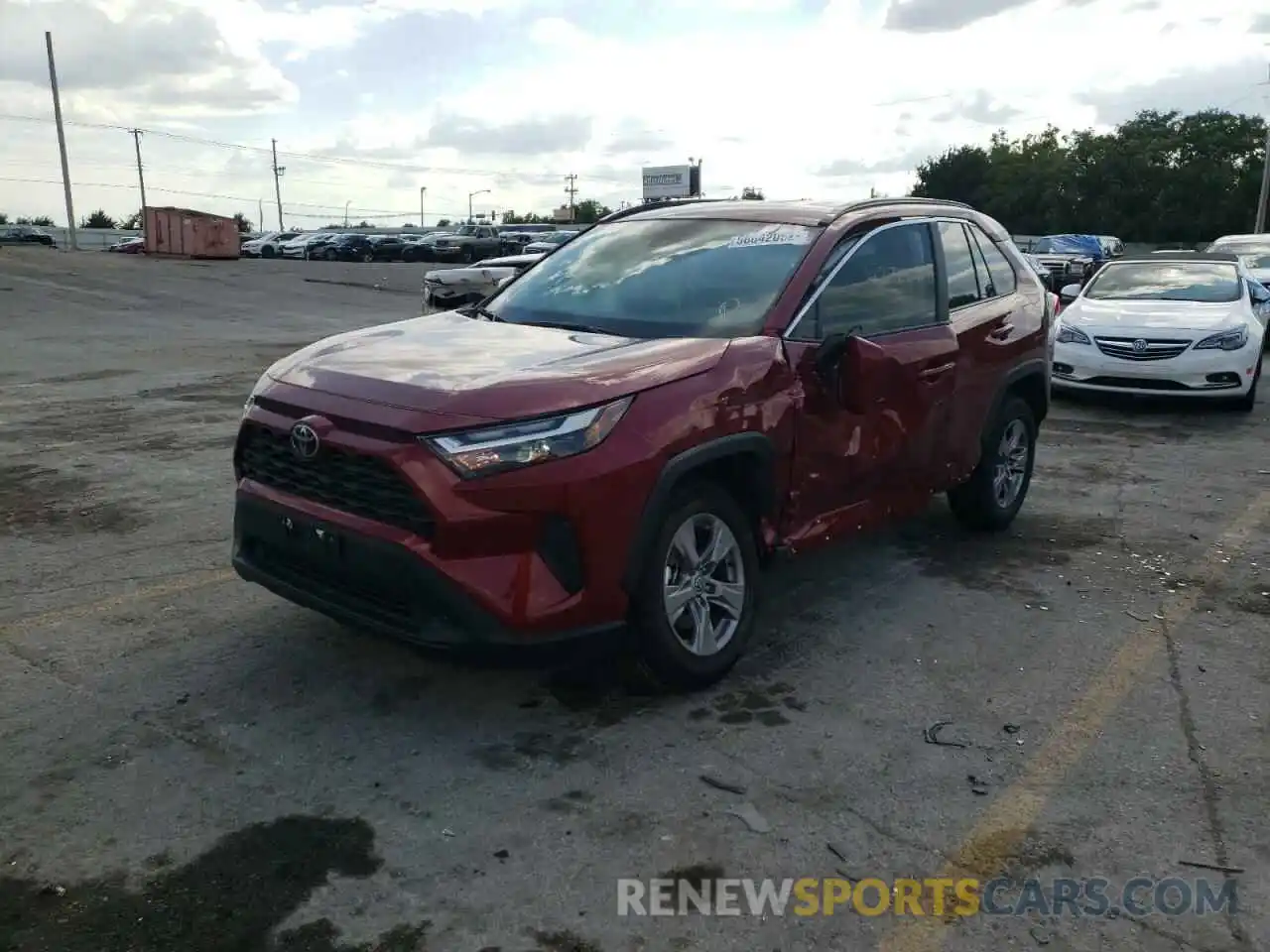 9 Photograph of a damaged car 2T3P1RFV4NW248709 TOYOTA RAV4 2022