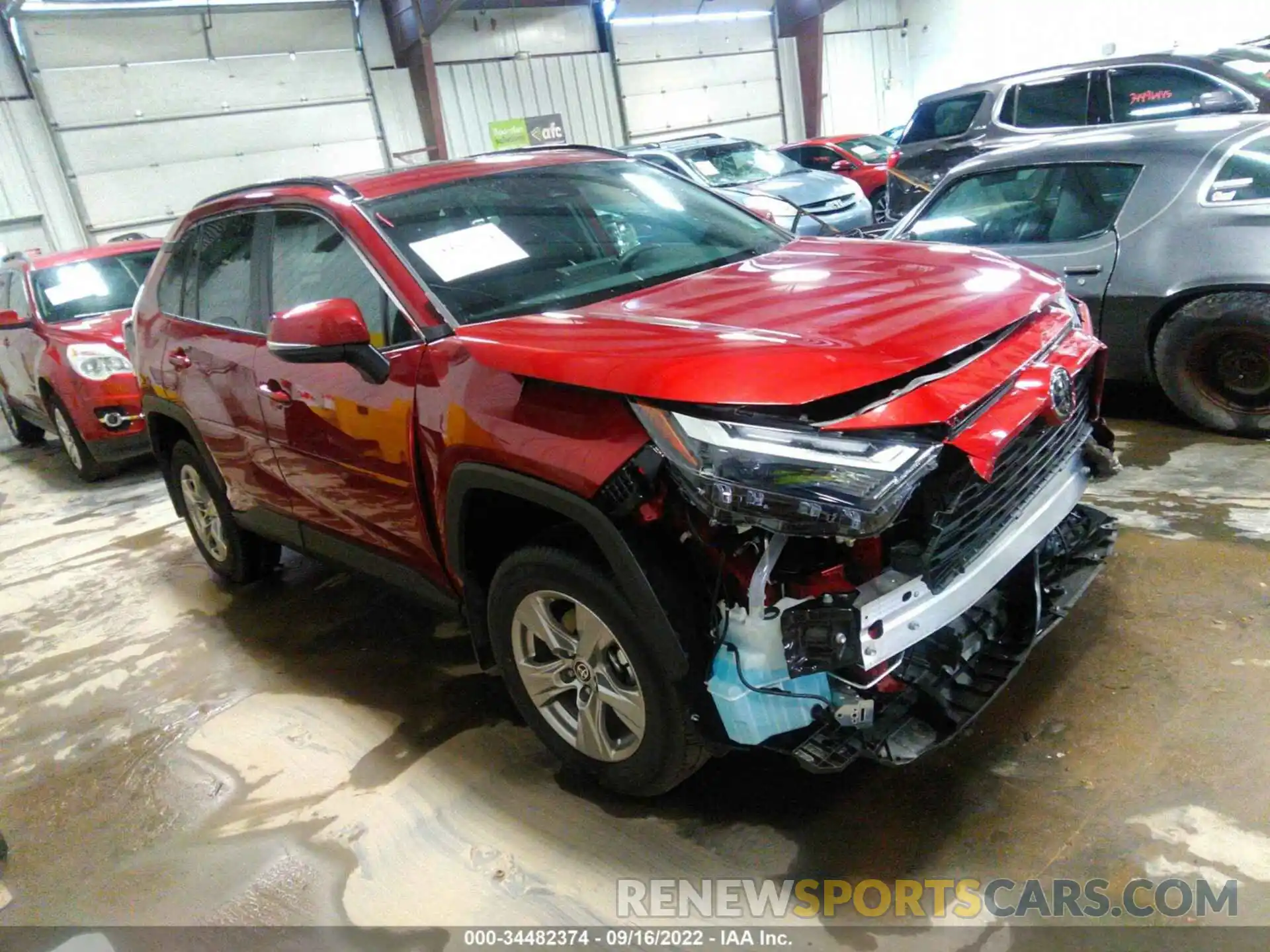 1 Photograph of a damaged car 2T3P1RFV4NW259824 TOYOTA RAV4 2022