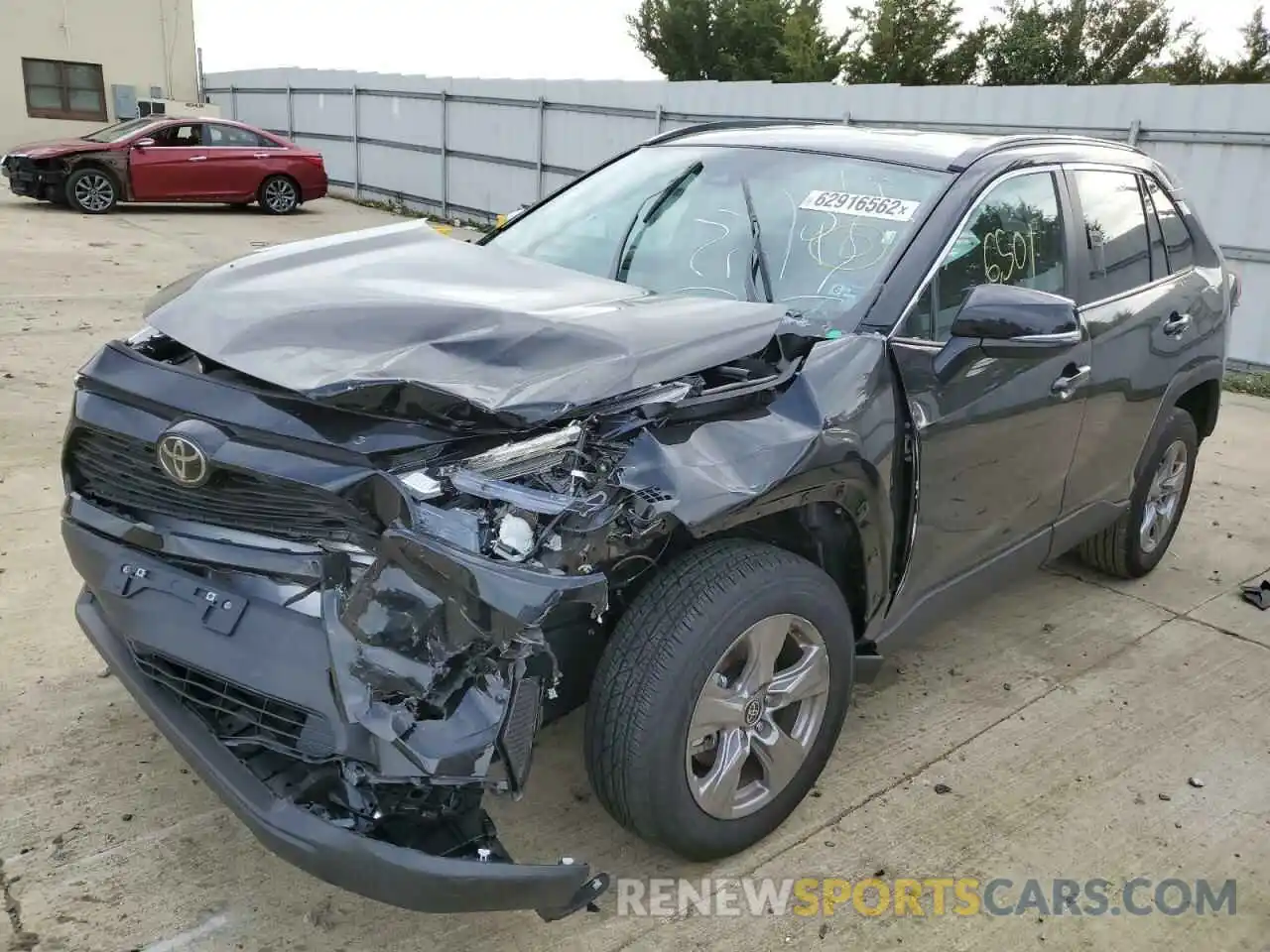 2 Photograph of a damaged car 2T3P1RFV4NW273867 TOYOTA RAV4 2022