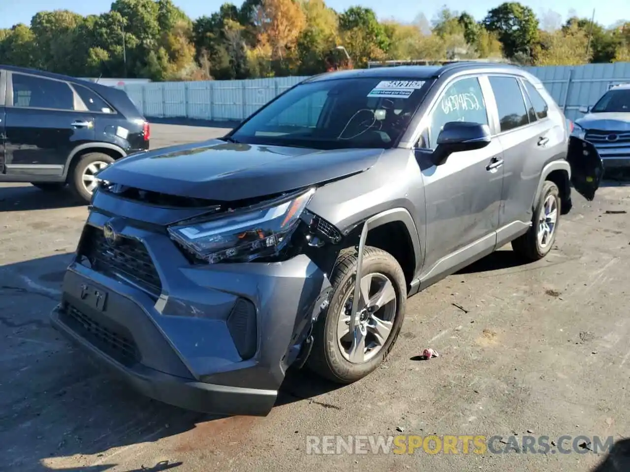 2 Photograph of a damaged car 2T3P1RFV4NW287025 TOYOTA RAV4 2022