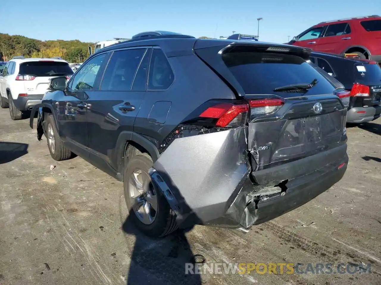 3 Photograph of a damaged car 2T3P1RFV4NW287025 TOYOTA RAV4 2022