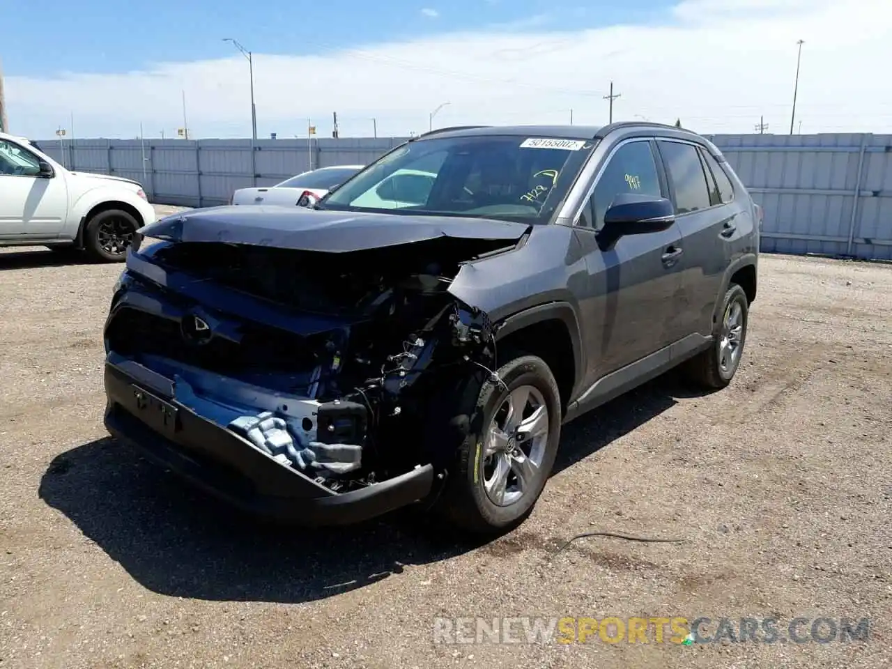 2 Photograph of a damaged car 2T3P1RFV5NC257128 TOYOTA RAV4 2022