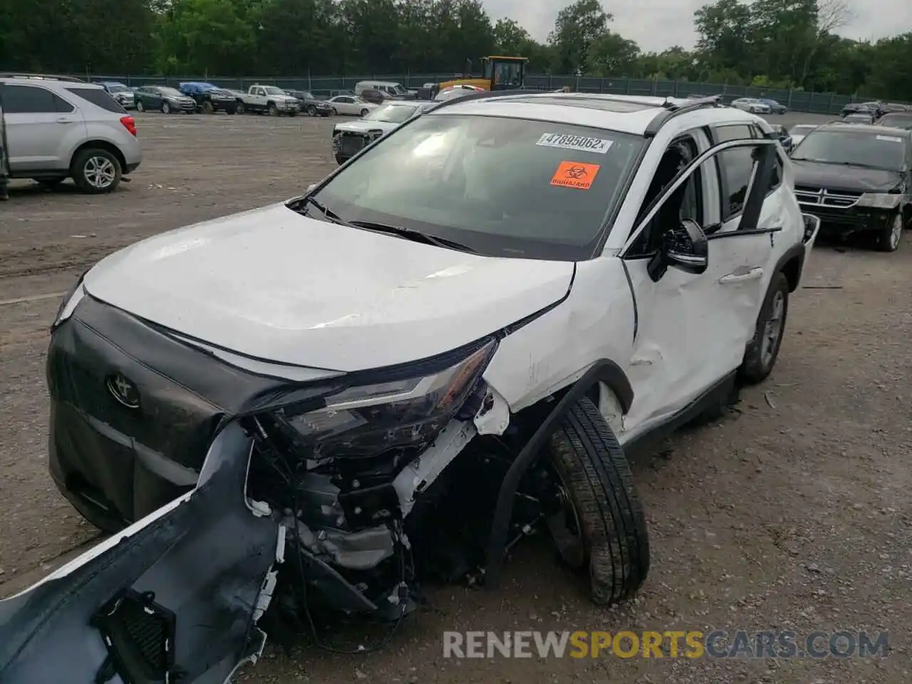 2 Photograph of a damaged car 2T3P1RFV5NC263222 TOYOTA RAV4 2022