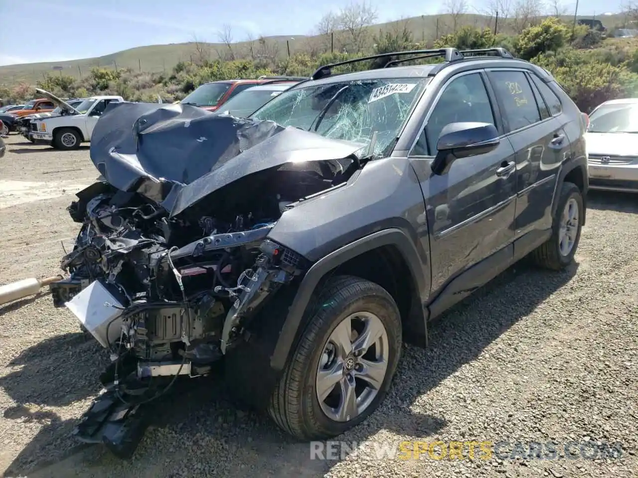 2 Photograph of a damaged car 2T3P1RFV6NC272690 TOYOTA RAV4 2022