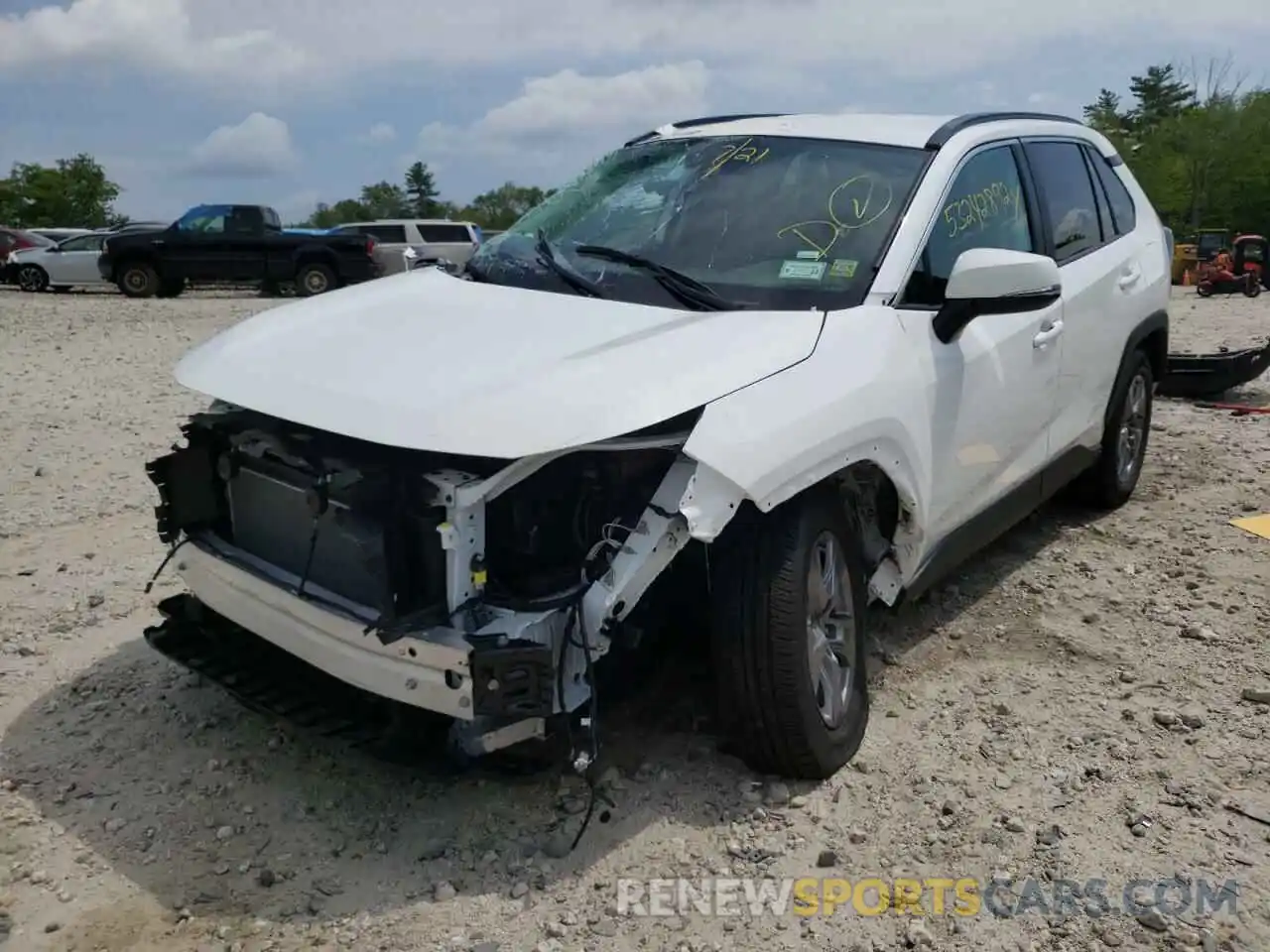 2 Photograph of a damaged car 2T3P1RFV6NC285178 TOYOTA RAV4 2022