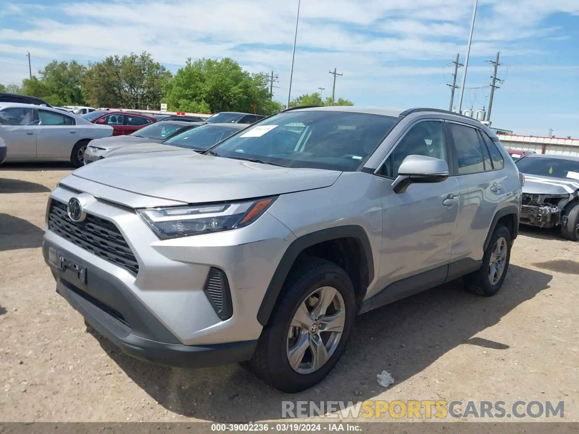 2 Photograph of a damaged car 2T3P1RFV6NW298267 TOYOTA RAV4 2022