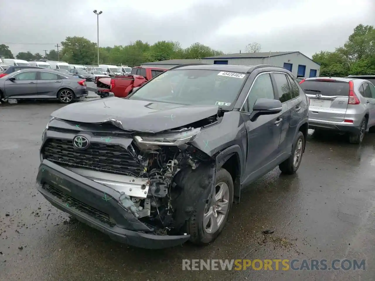 2 Photograph of a damaged car 2T3P1RFV7NC268518 TOYOTA RAV4 2022