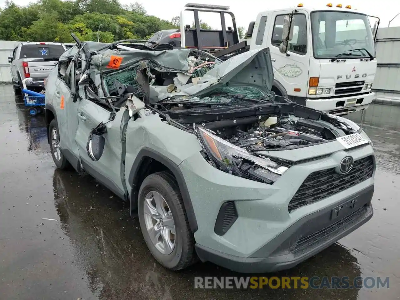 9 Photograph of a damaged car 2T3P1RFV7NW293353 TOYOTA RAV4 2022