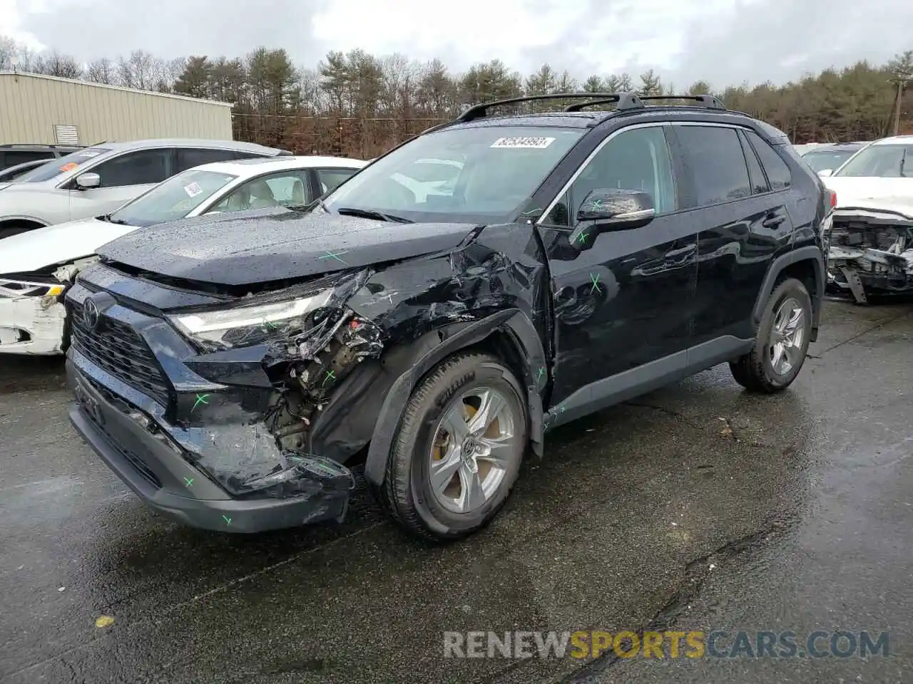 1 Photograph of a damaged car 2T3P1RFV7NW296978 TOYOTA RAV4 2022