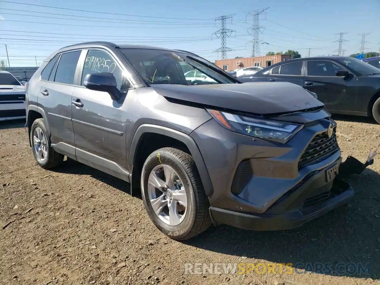 1 Photograph of a damaged car 2T3P1RFV8NC301283 TOYOTA RAV4 2022