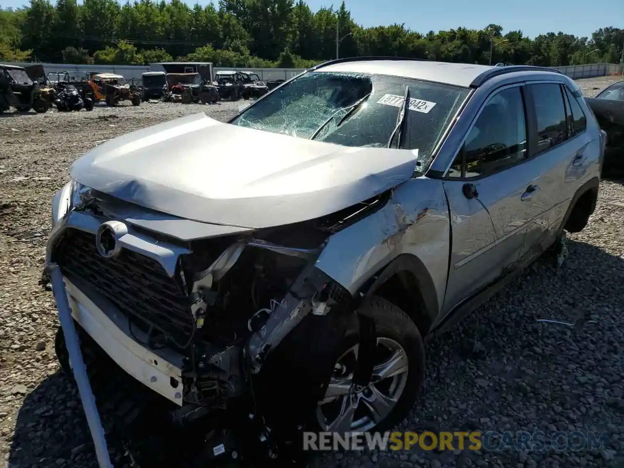 2 Photograph of a damaged car 2T3P1RFV9NC274112 TOYOTA RAV4 2022