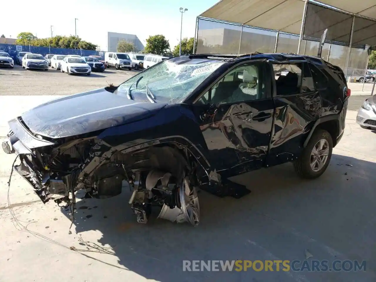 9 Photograph of a damaged car 2T3P1RFV9NW251167 TOYOTA RAV4 2022