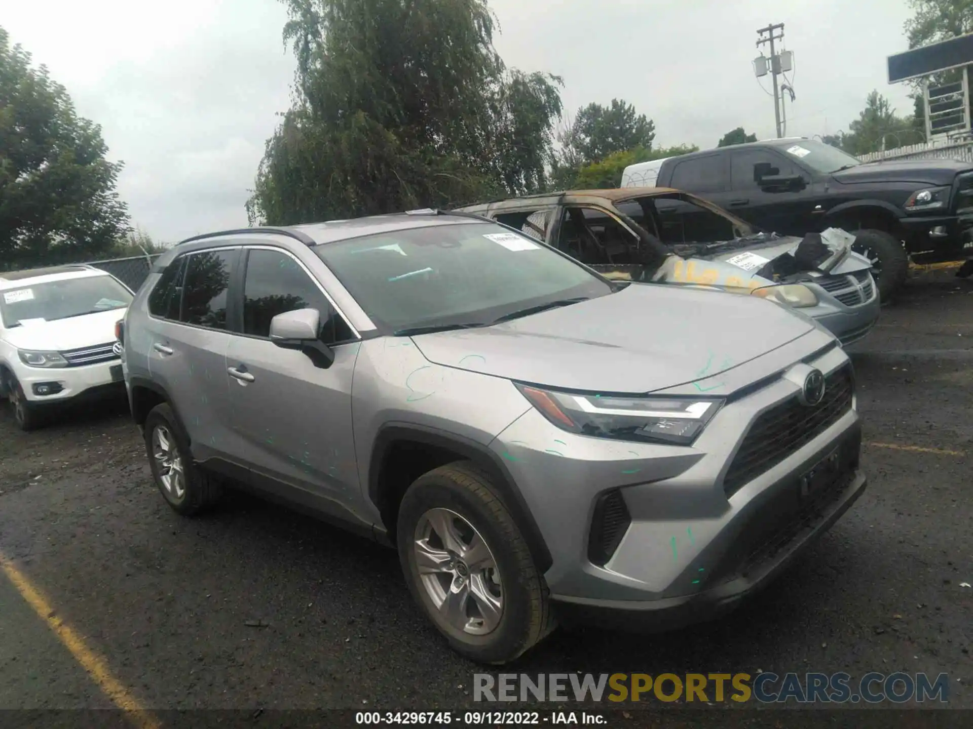 1 Фотография поврежденного автомобиля 2T3P1RFVXNC260896 TOYOTA RAV4 2022