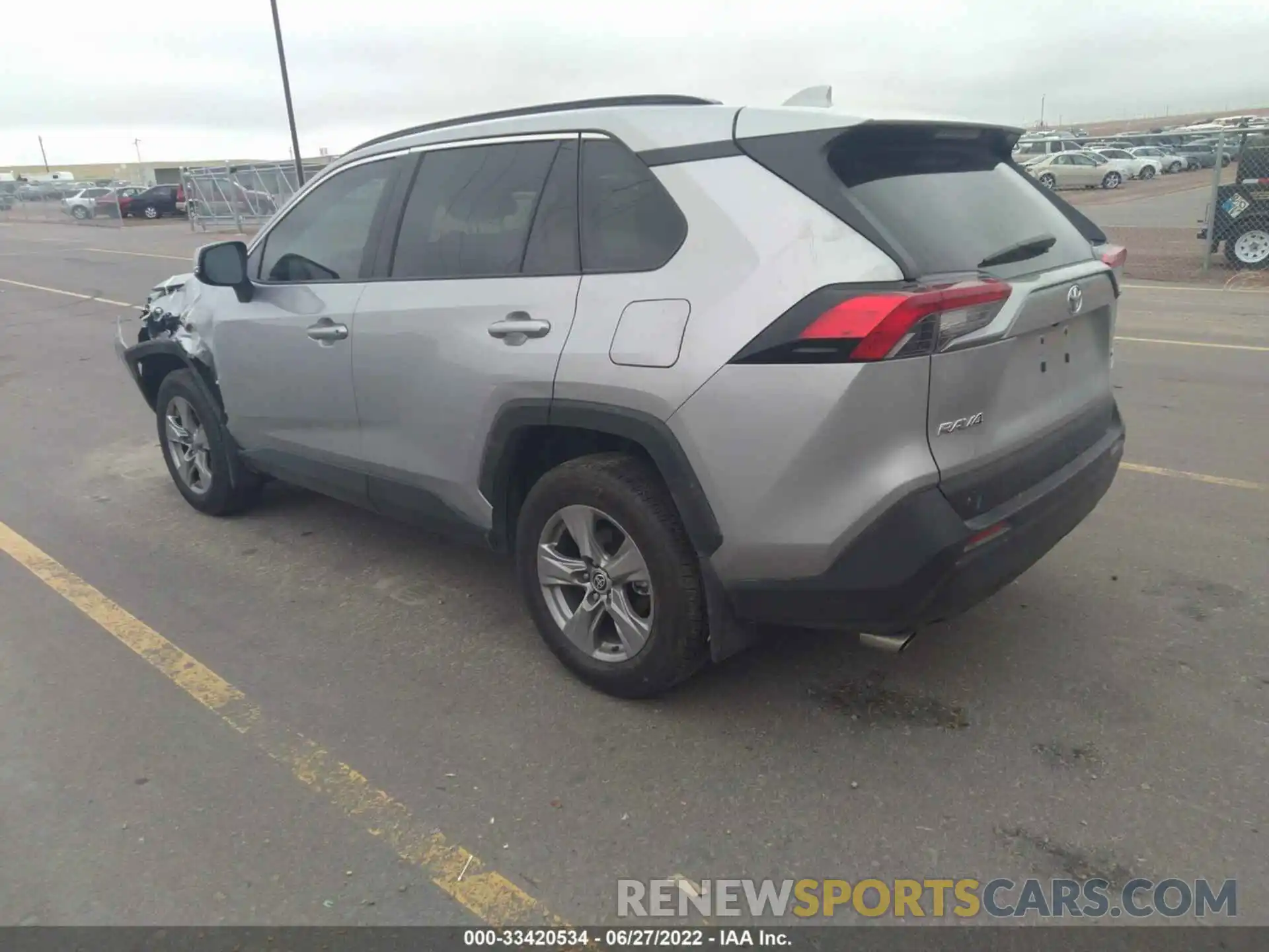 3 Photograph of a damaged car 2T3P1RFVXNC274149 TOYOTA RAV4 2022