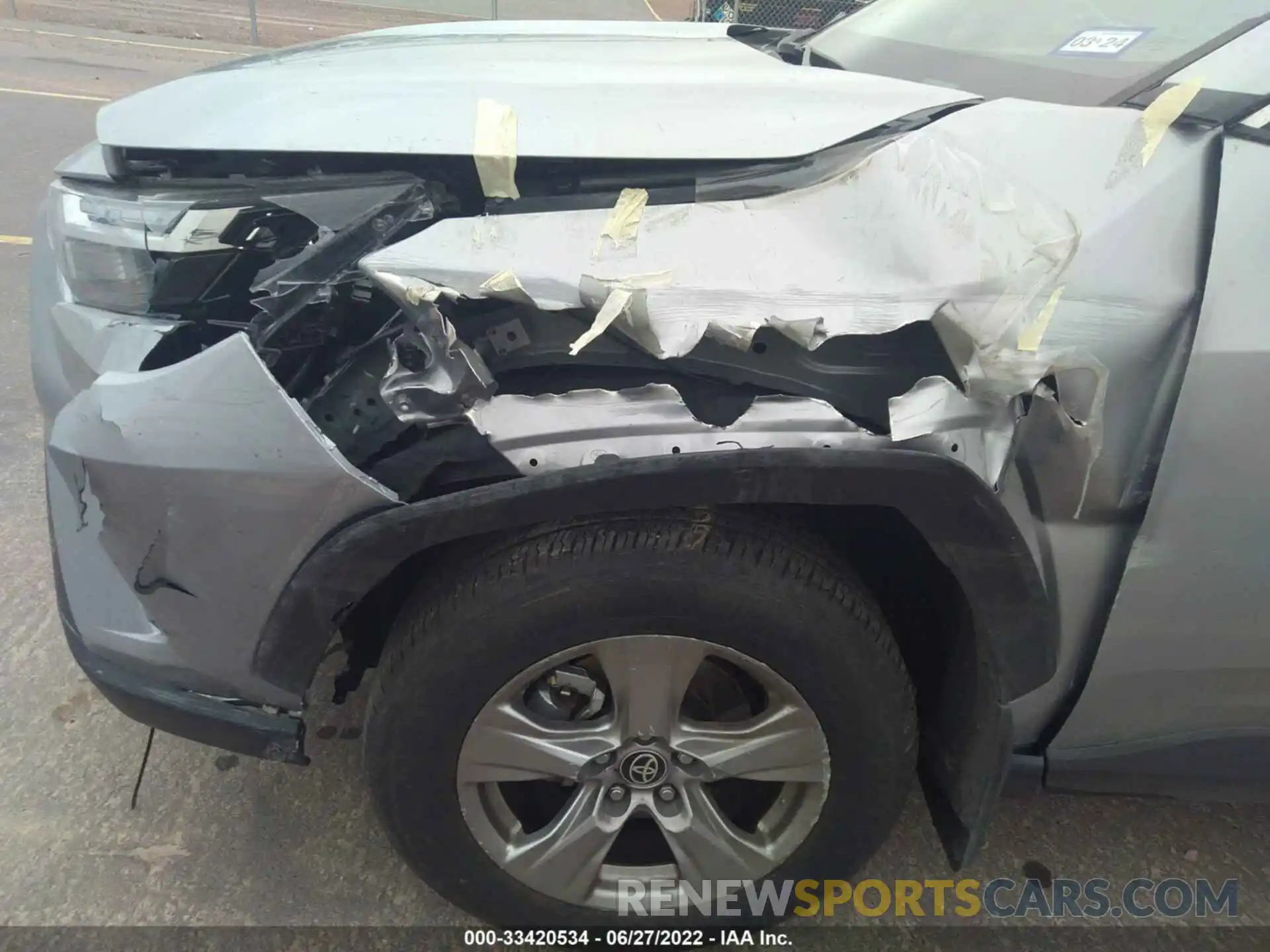 6 Photograph of a damaged car 2T3P1RFVXNC274149 TOYOTA RAV4 2022