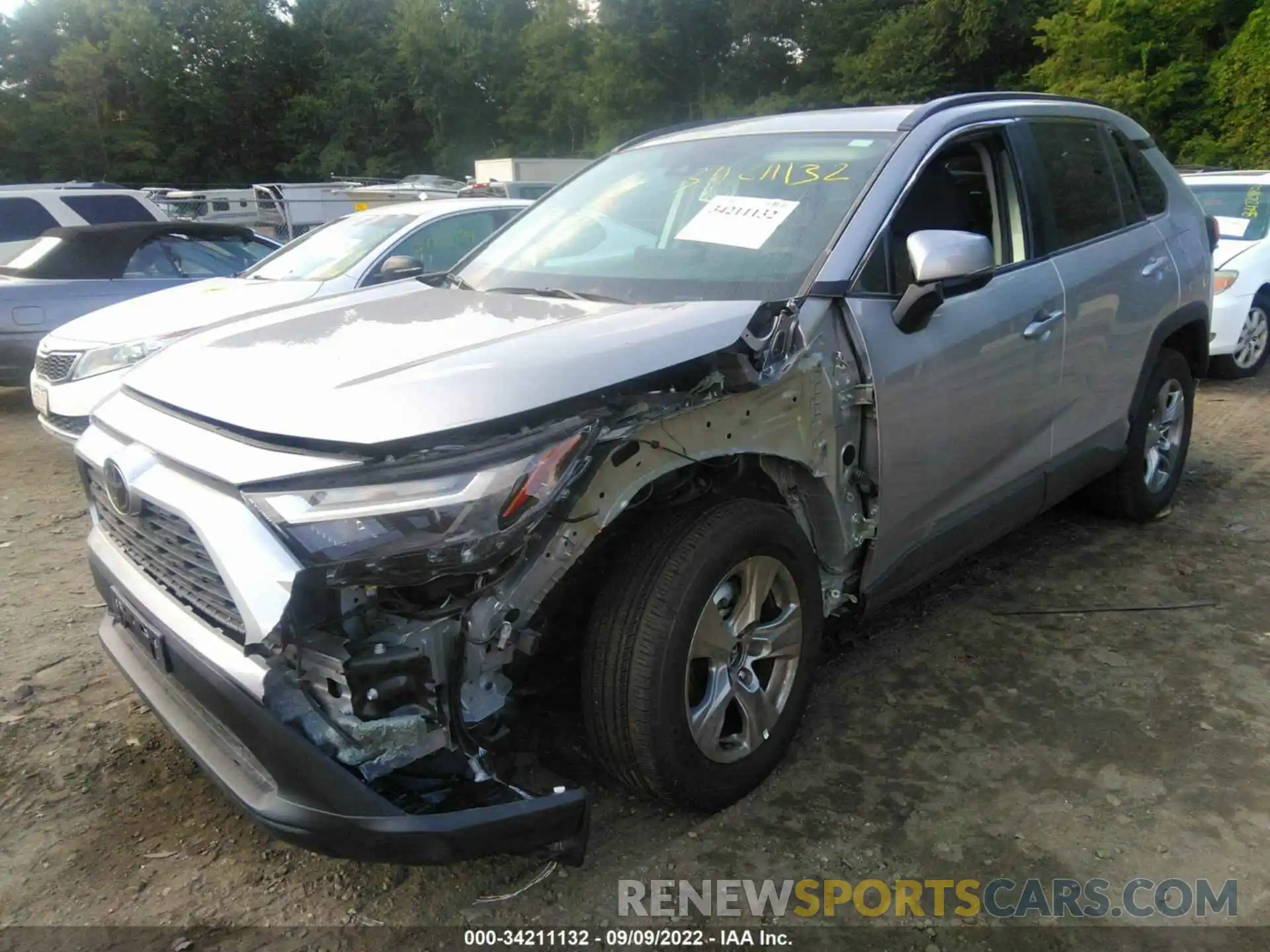 2 Photograph of a damaged car 2T3P1RFVXNC281229 TOYOTA RAV4 2022