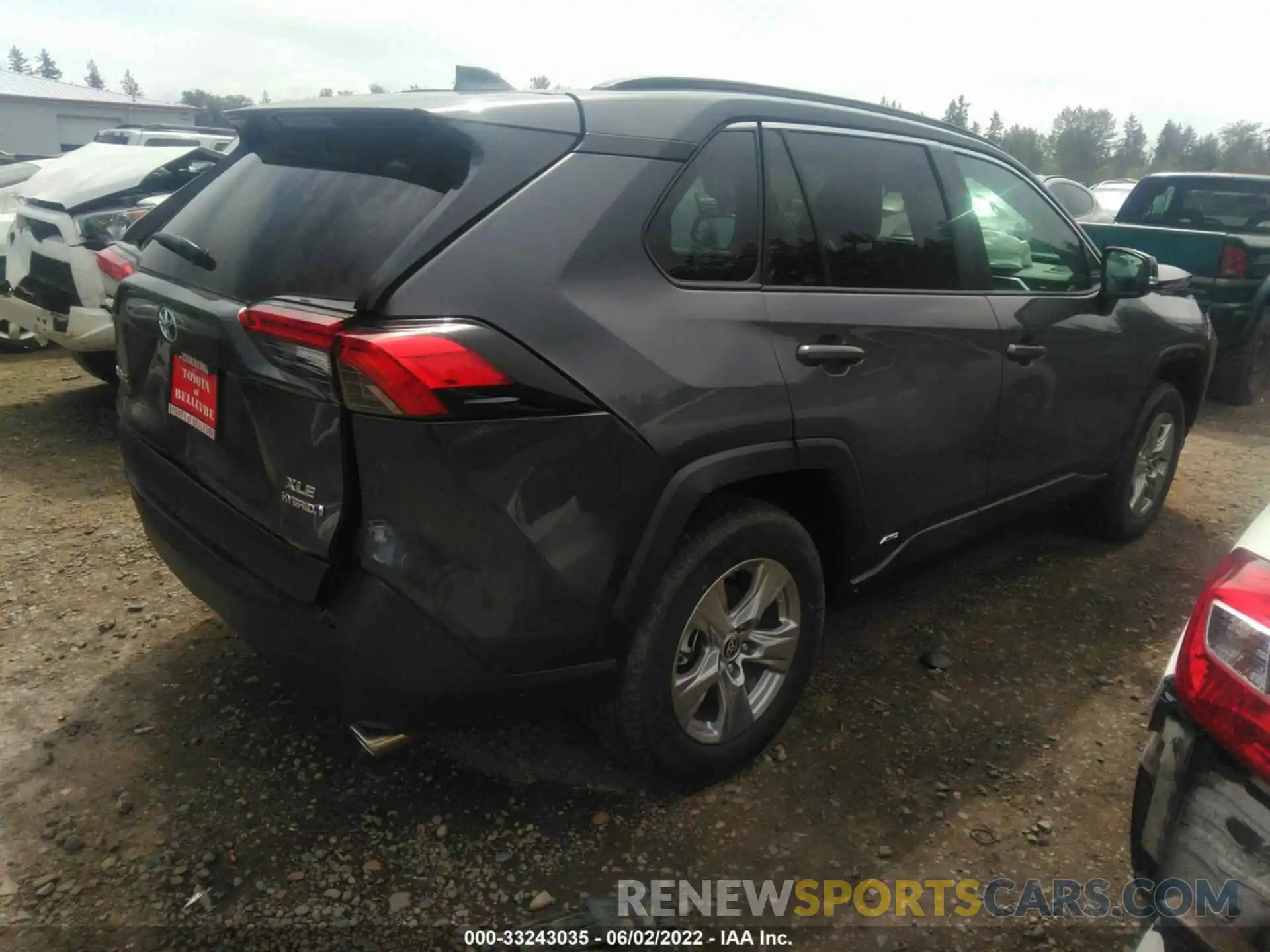 4 Фотография поврежденного автомобиля 2T3RWRFV9NW136627 TOYOTA RAV4 2022