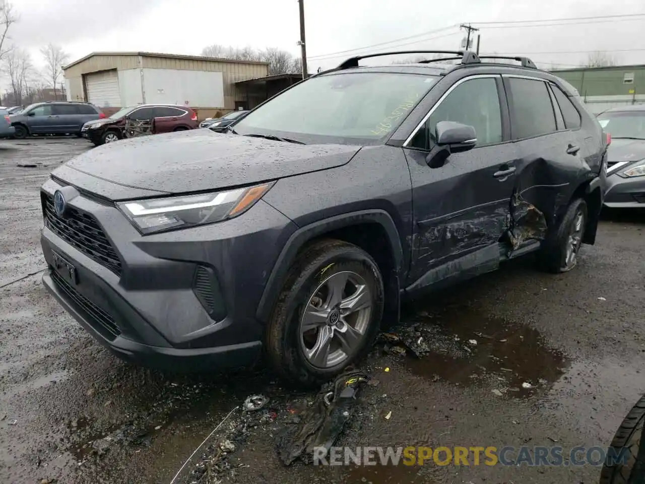 1 Photograph of a damaged car 2T3RWRFVXNW129718 TOYOTA RAV4 2022