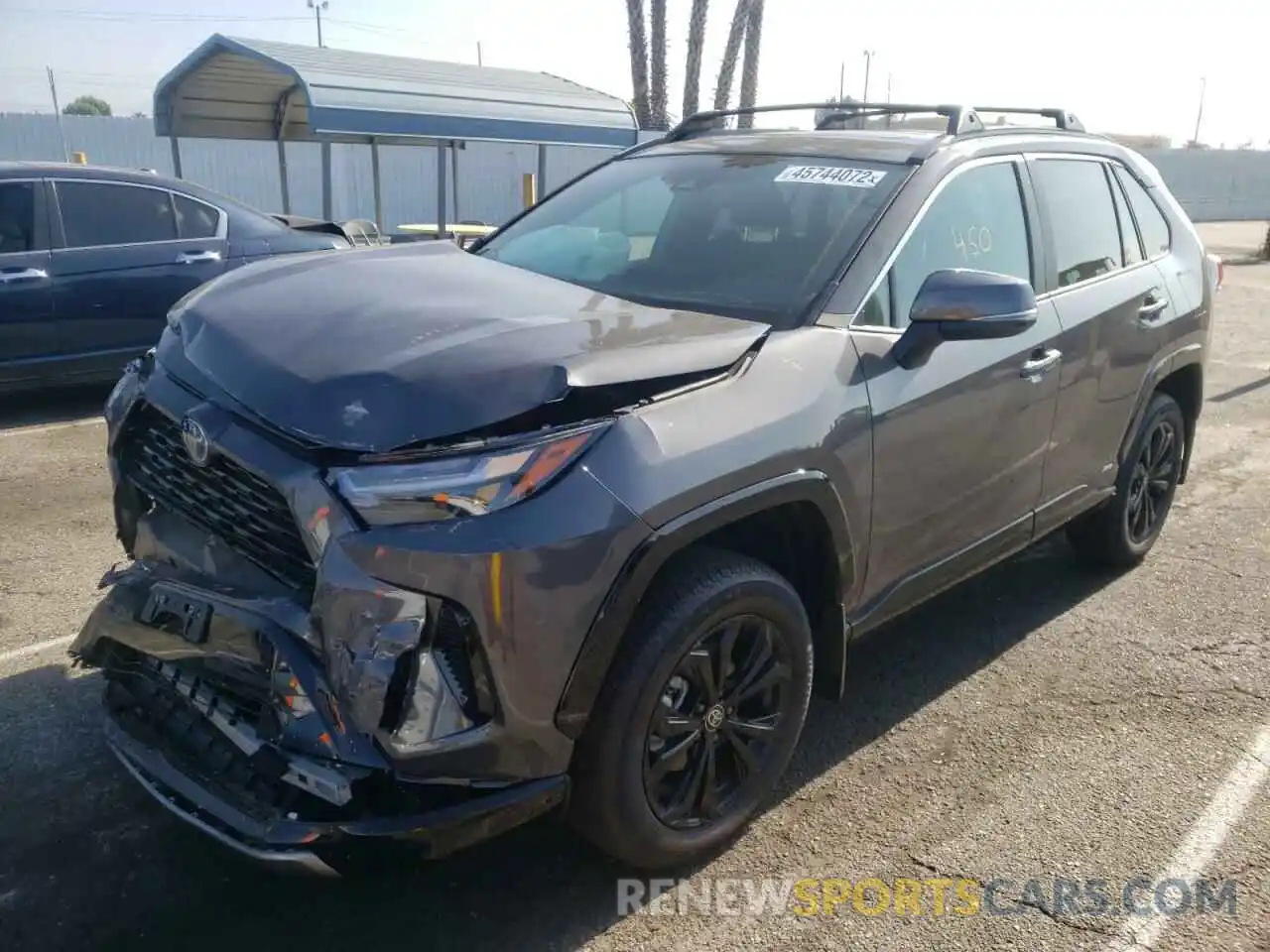 2 Photograph of a damaged car 2T3T6RFV8NW032118 TOYOTA RAV4 2022