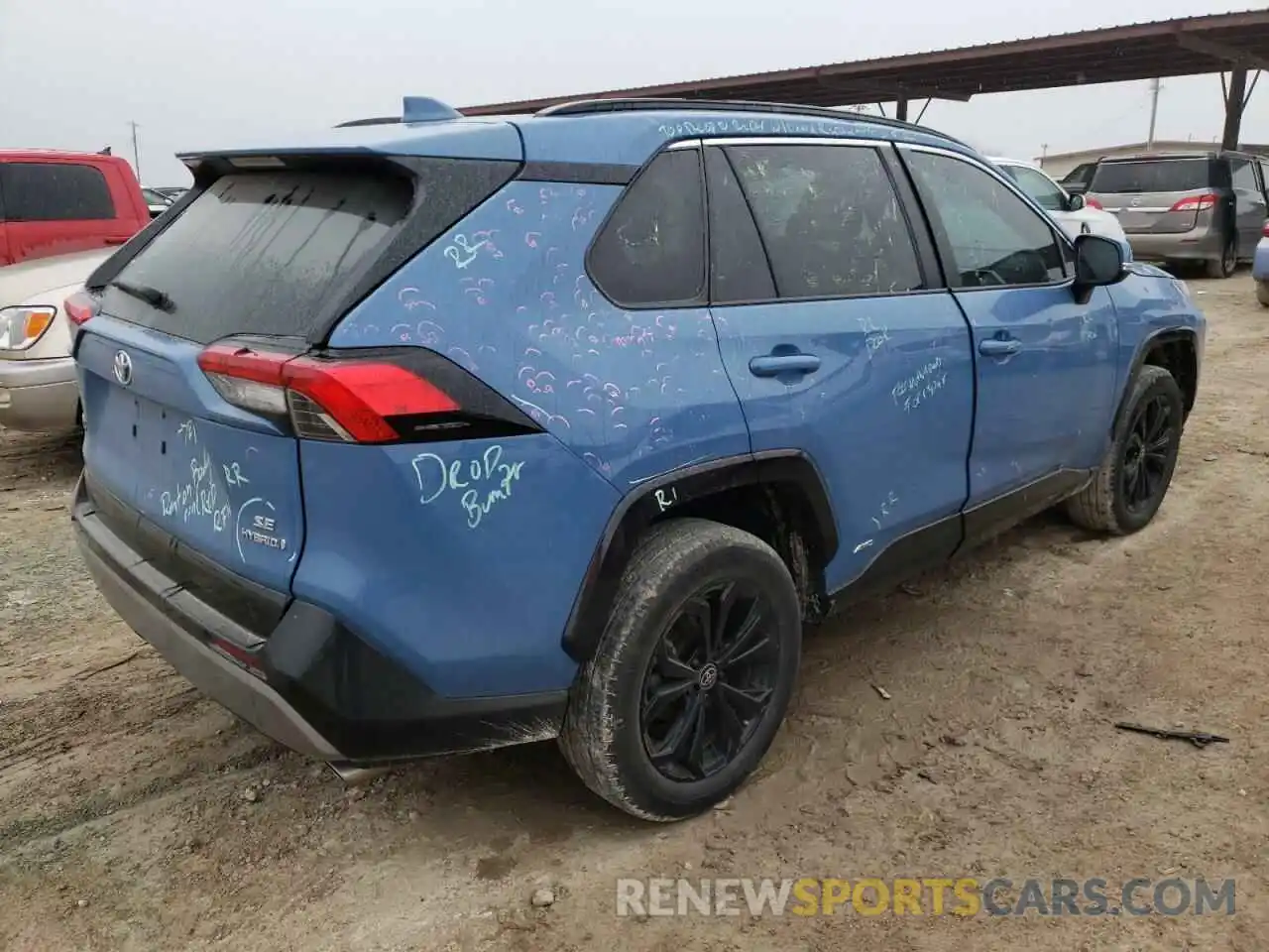 3 Photograph of a damaged car 2T3T6RFV9NW030846 TOYOTA RAV4 2022