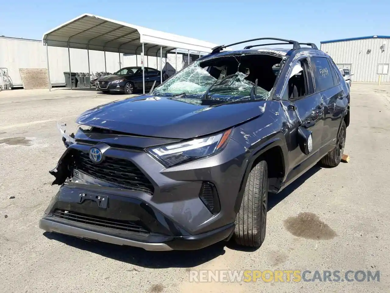 2 Photograph of a damaged car 2T3T6RFVXNW030502 TOYOTA RAV4 2022