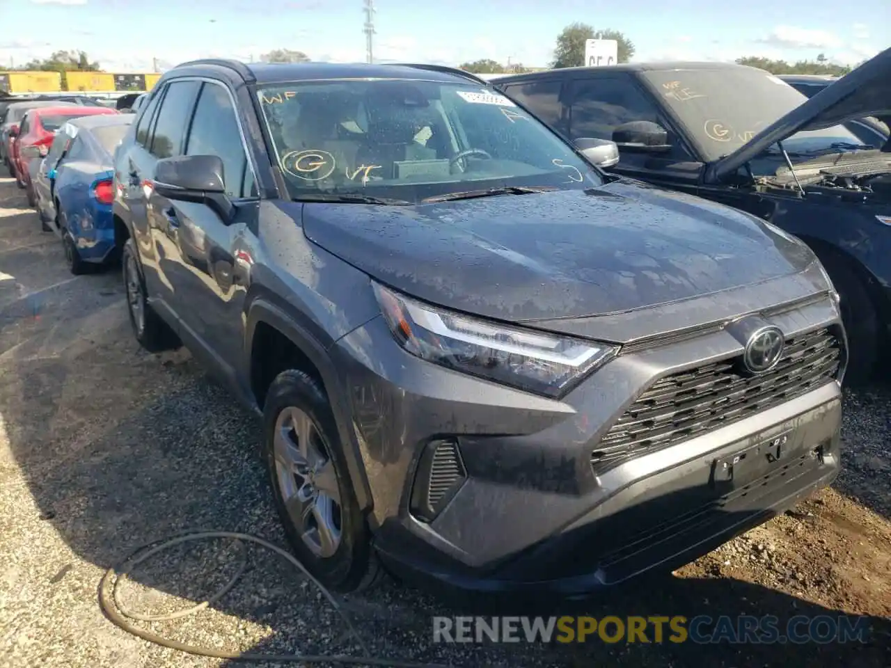 1 Photograph of a damaged car 2T3W1RFV0NC200234 TOYOTA RAV4 2022