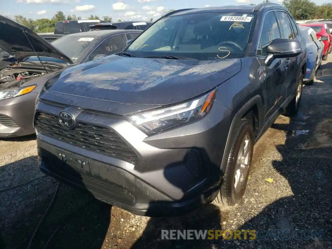 2 Photograph of a damaged car 2T3W1RFV0NC200234 TOYOTA RAV4 2022