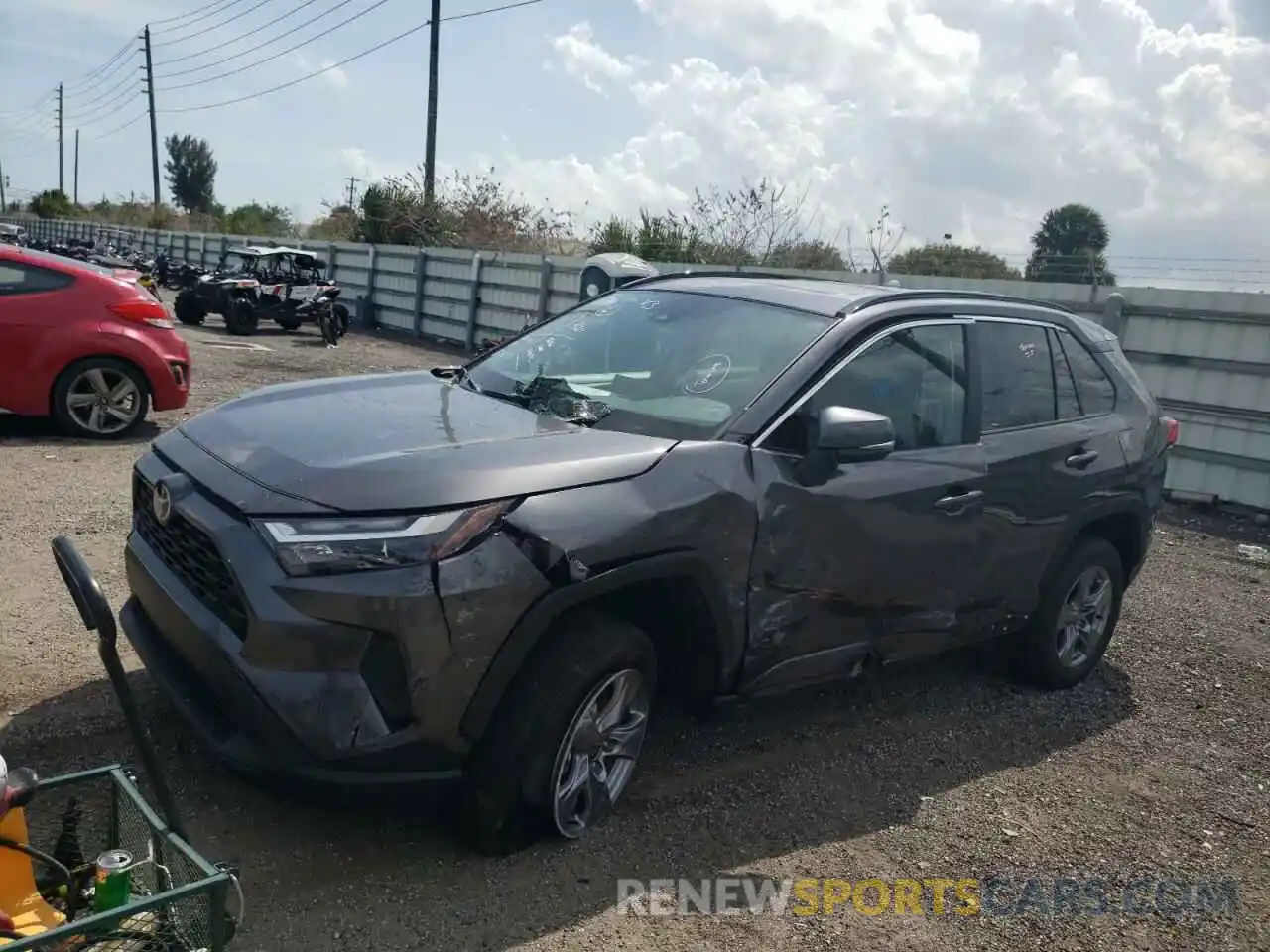 2 Photograph of a damaged car 2T3W1RFV1NC181063 TOYOTA RAV4 2022