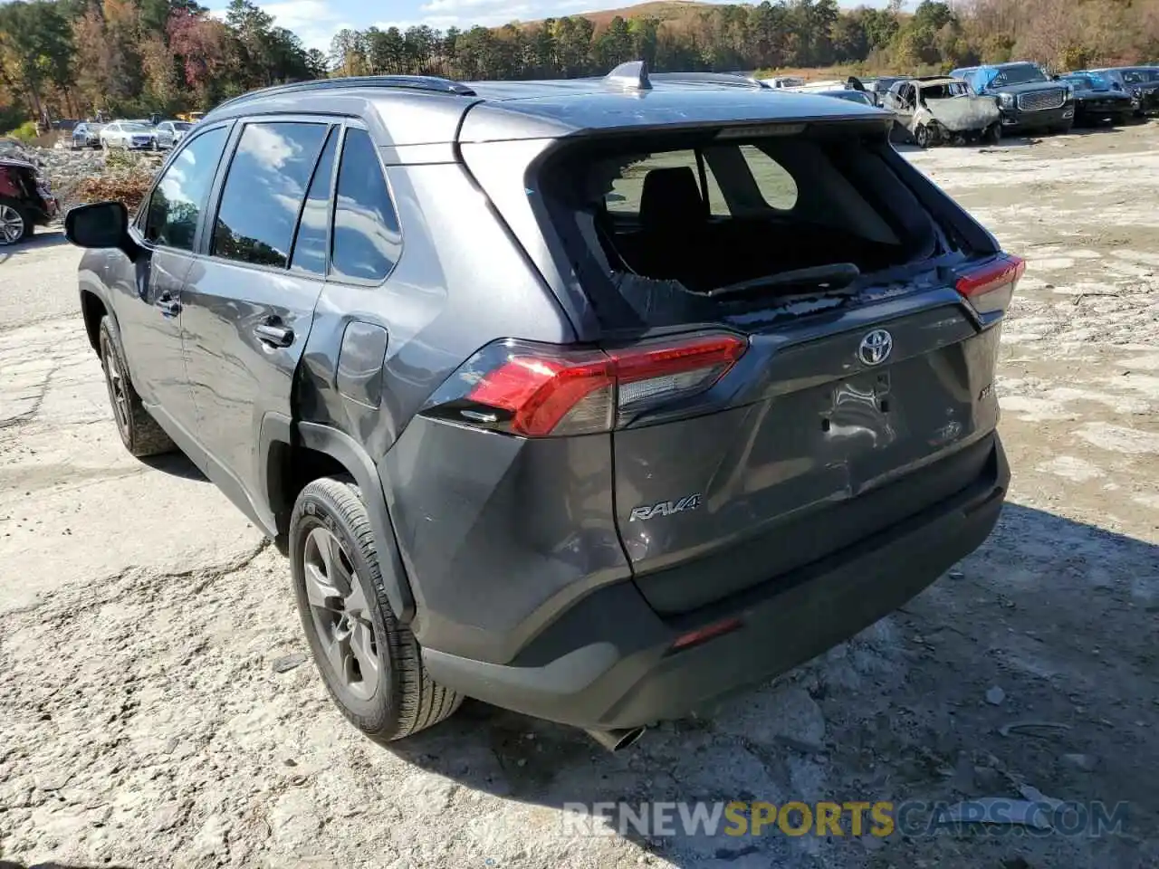 9 Photograph of a damaged car 2T3W1RFV1NC185162 TOYOTA RAV4 2022