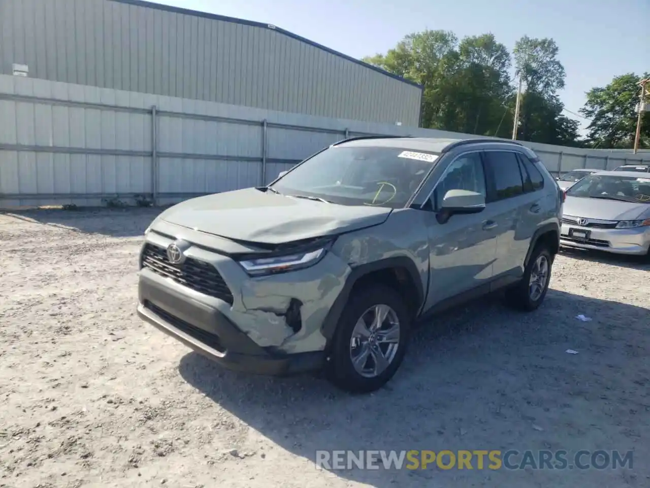 2 Photograph of a damaged car 2T3W1RFV1NW192868 TOYOTA RAV4 2022