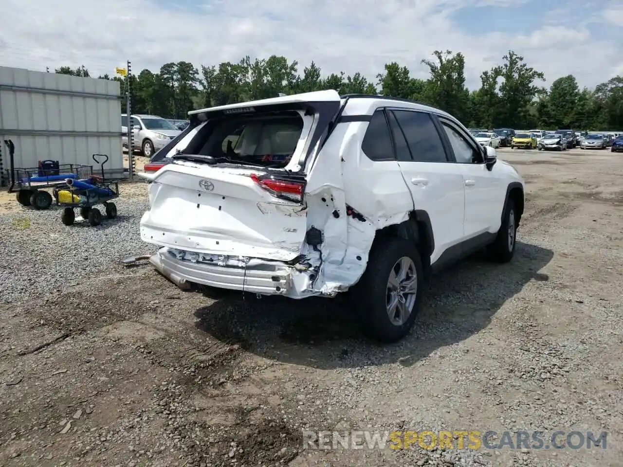 9 Photograph of a damaged car 2T3W1RFV2NC185302 TOYOTA RAV4 2022