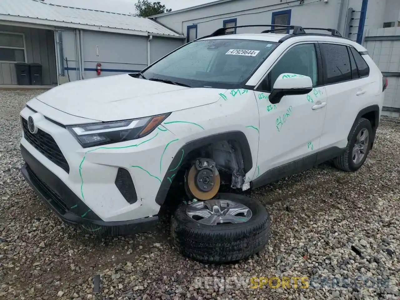 1 Photograph of a damaged car 2T3W1RFV2NC211705 TOYOTA RAV4 2022