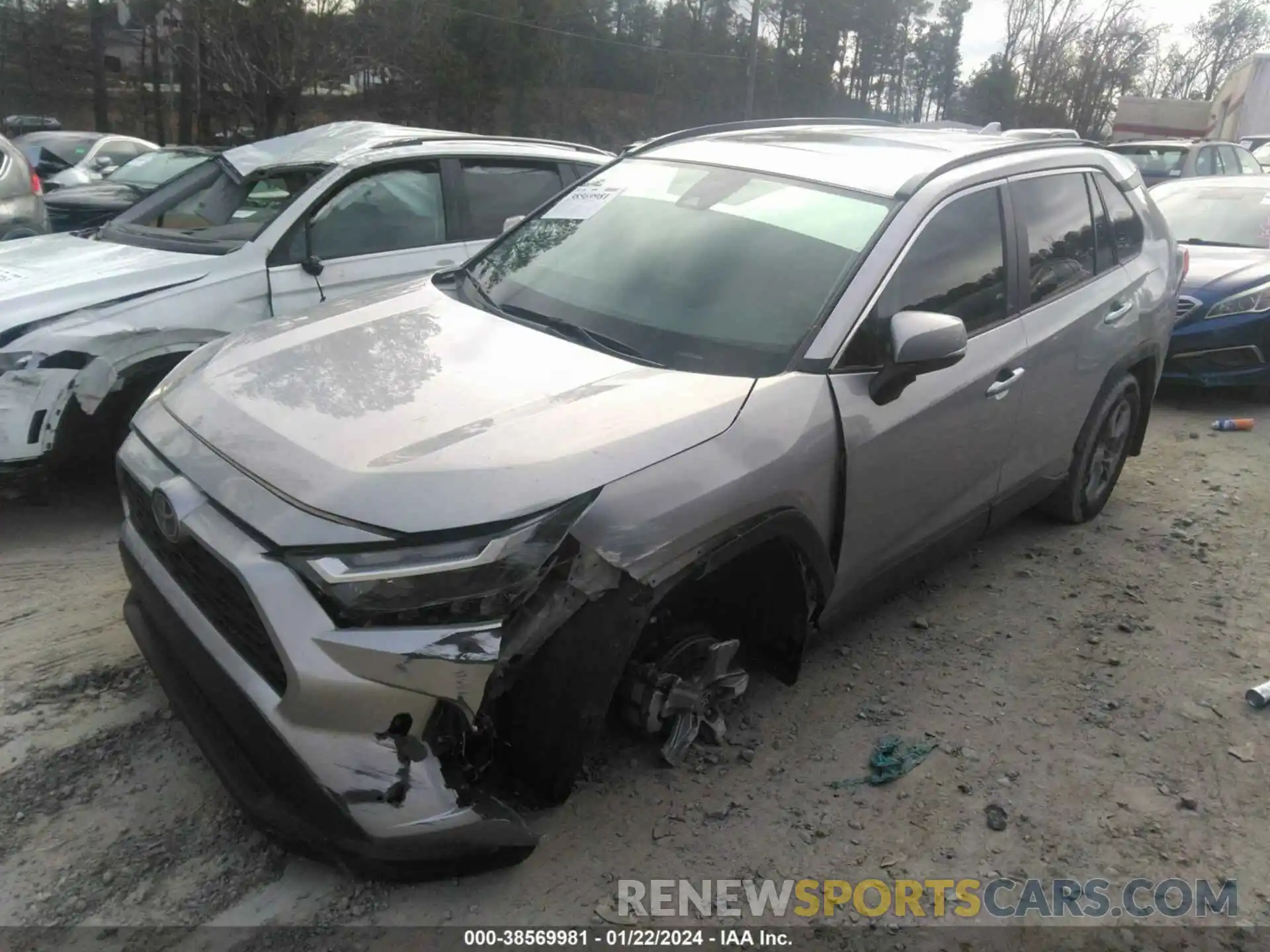 2 Photograph of a damaged car 2T3W1RFV3NC182067 TOYOTA RAV4 2022