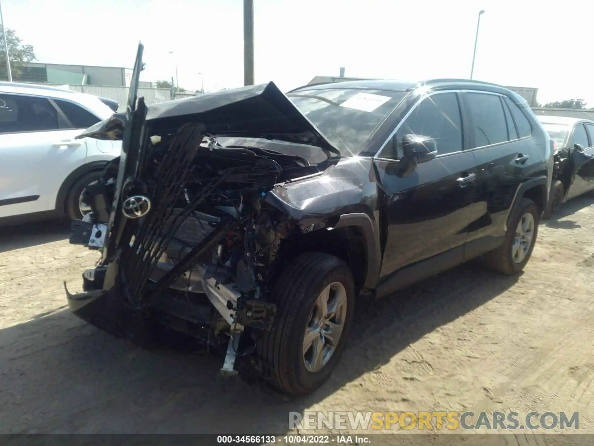 2 Photograph of a damaged car 2T3W1RFV3NW215941 TOYOTA RAV4 2022