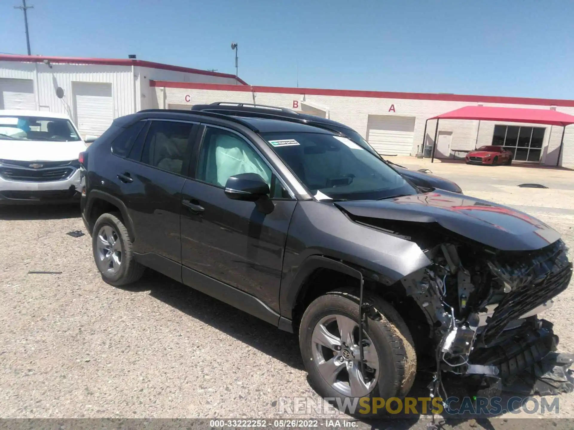 1 Photograph of a damaged car 2T3W1RFV6NW192154 TOYOTA RAV4 2022